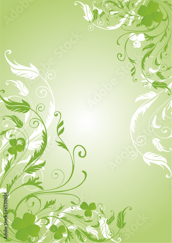 green spring background