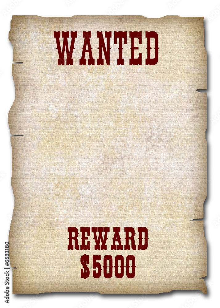 Wanted Poster Stock Photo Adobe Stock