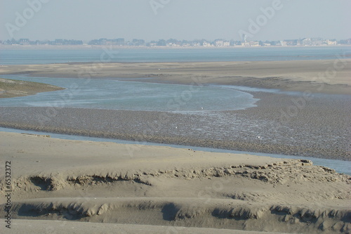 Baie de somme vu du hourdel,Picardie