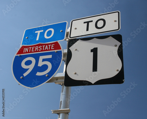 Interstate 95 / US1 Sign photo