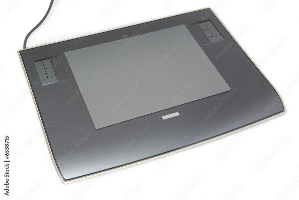 Graphic tablet isoladed on white Graphic tablet isoladed on white