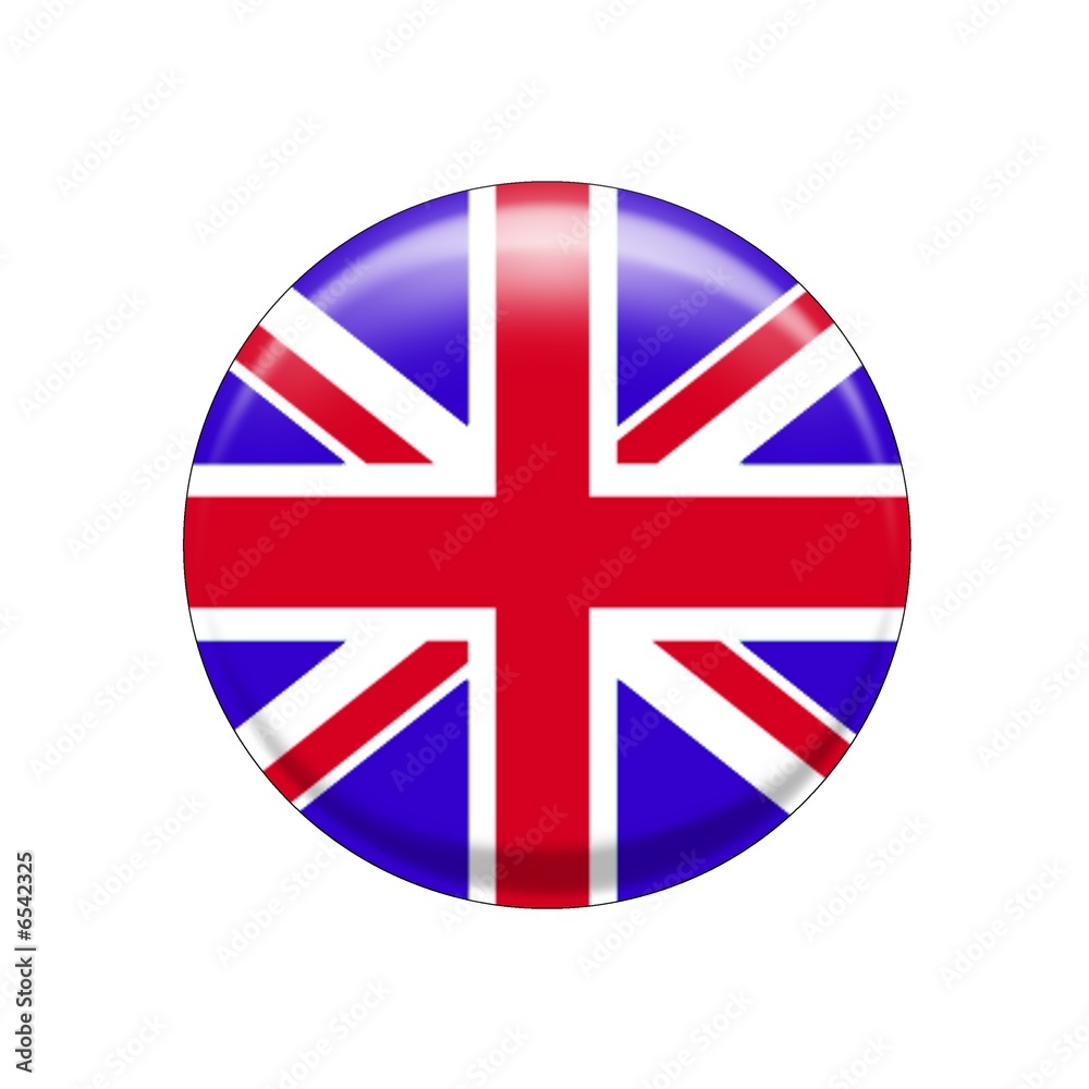 Fototapeta premium Angielski przycisk