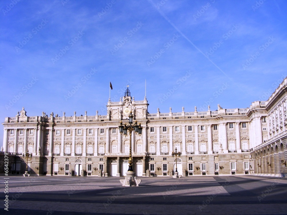 Palacio Real de Madrid (vista desde el patio)