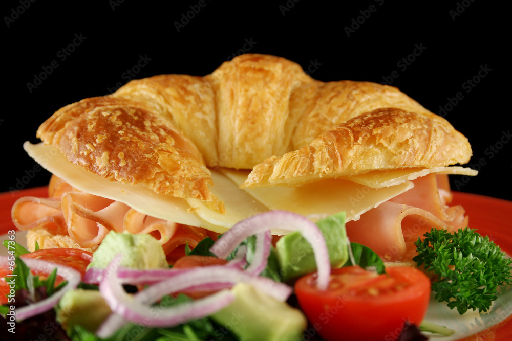 Cheese And Ham Croissant 5