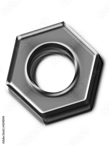 Isolated metallic nut