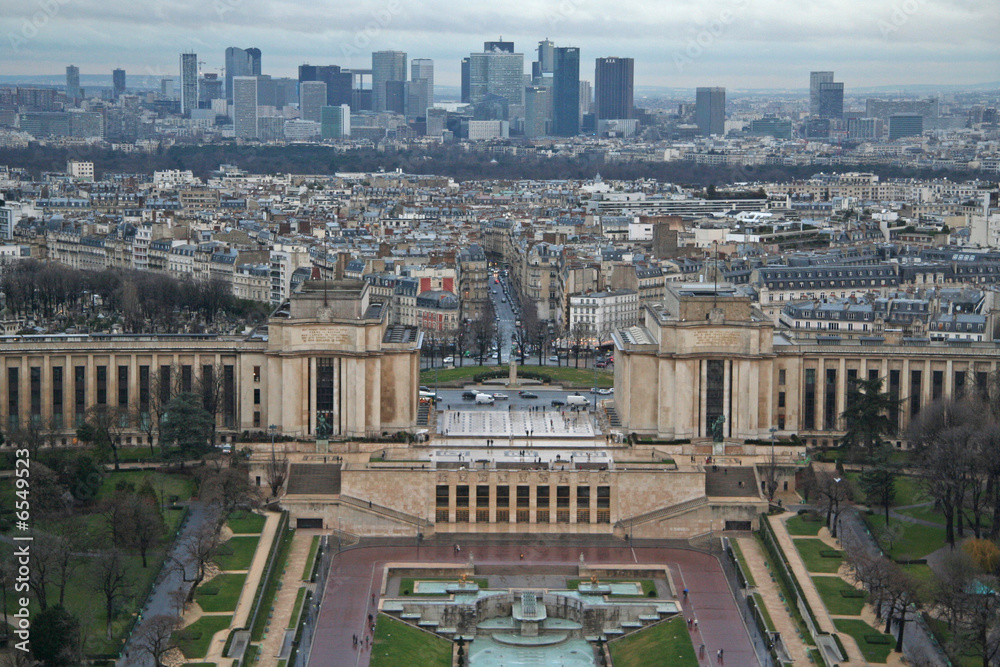 Le Trocadéro et la Défense