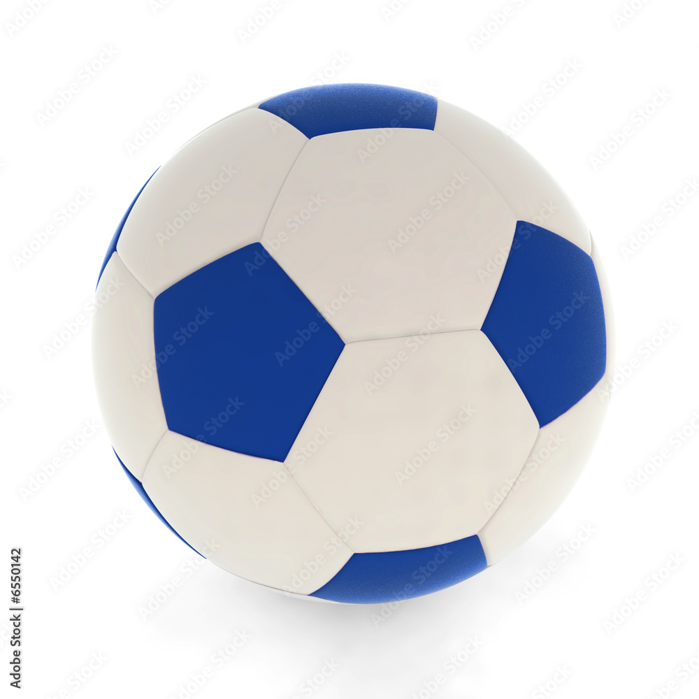 soccer ball blue