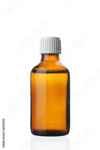 Single small bottle with drug
