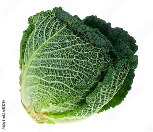 fresh kale isolated