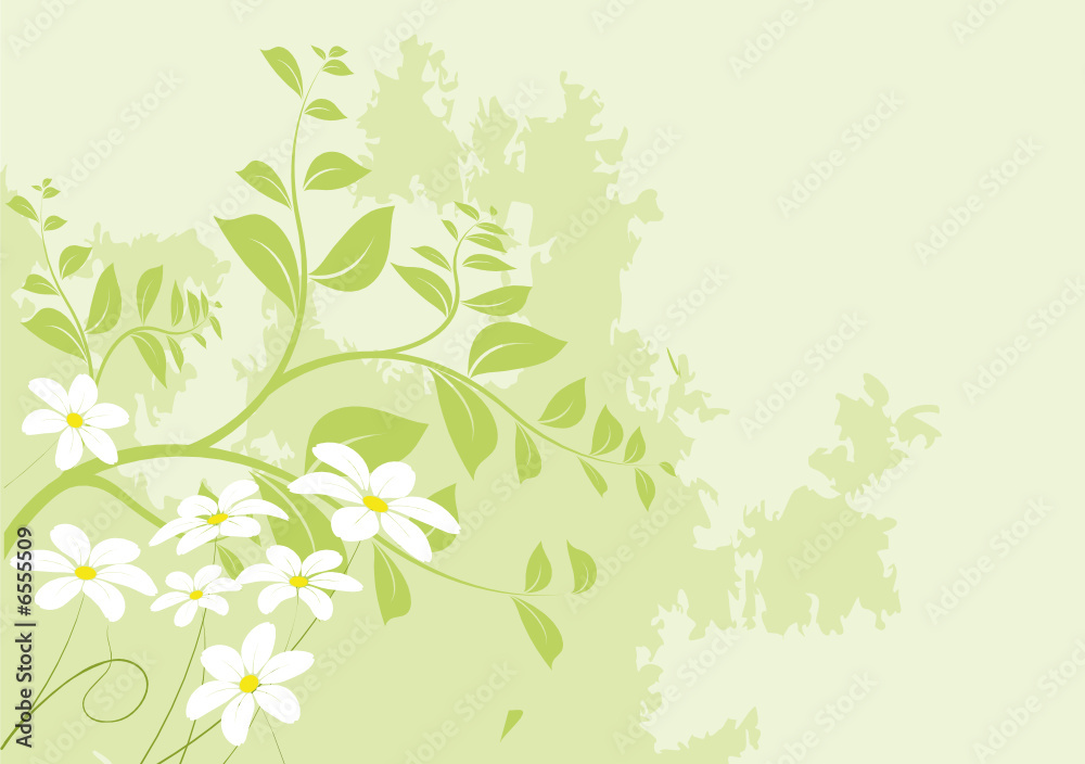 vecteur série - design floral arbre et fleurs au printemps vecteur série - design floral arbre et fleurs au printemps
