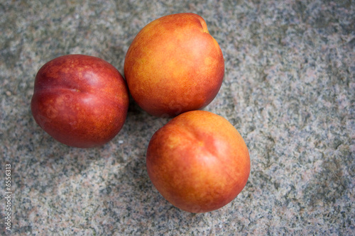 Nectarines on Rock