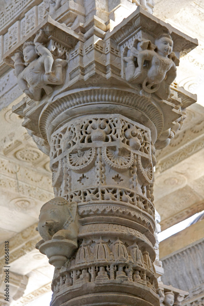 ranakpur,motifs décoratifs