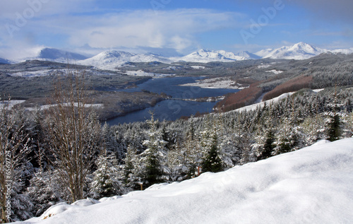 Billede på lærred View from Glen Garry