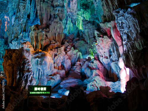 Fototapet Flute cavern in Guiling