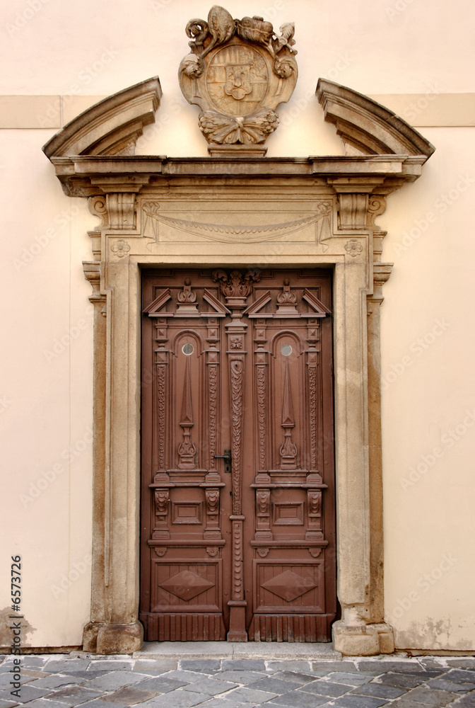 Wooden door