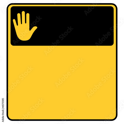 Warnschild