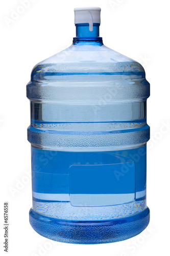 water  gallon with clipping path