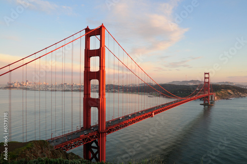 Golden Gate Bridge and San Francisco © Stas