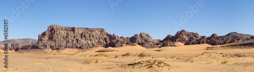 Panorama : Oued In Djaren - Tadrart Algérienne