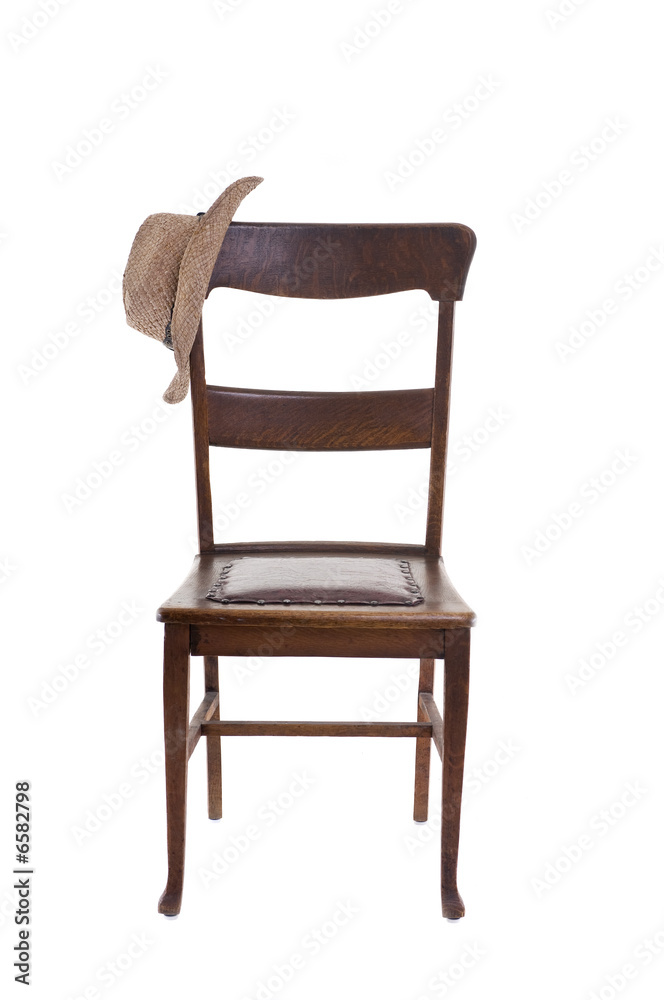 Oak Chair with hat Oak Chair with hat