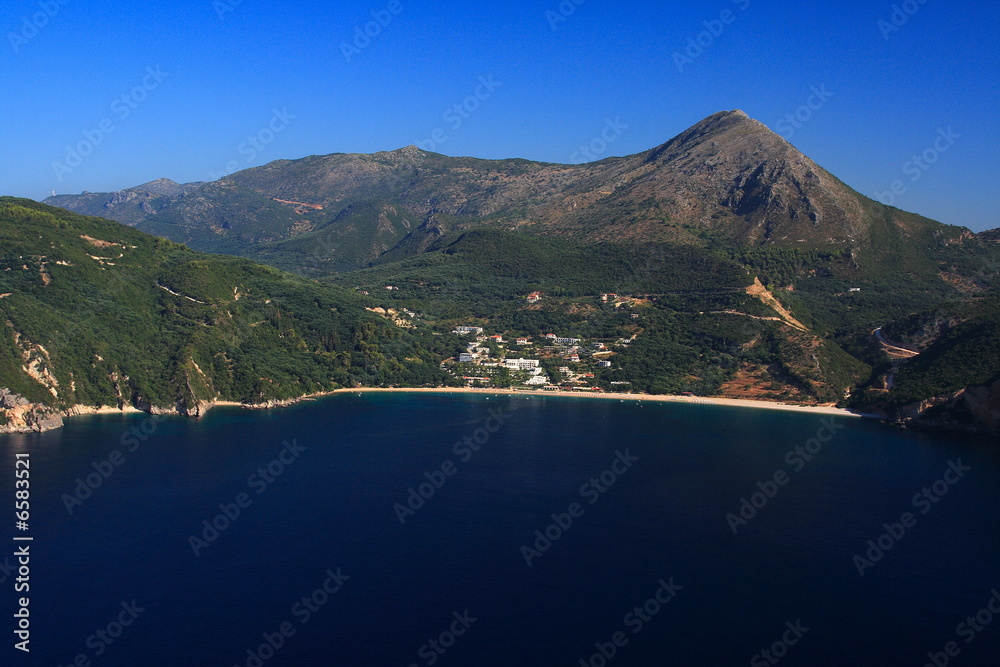 Aerial view on Parga Greece