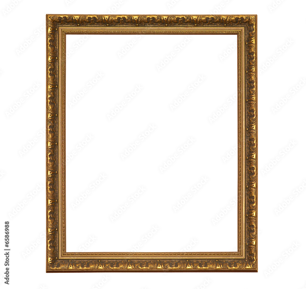 empty picture frame isolated on white empty picture frame isolated on white