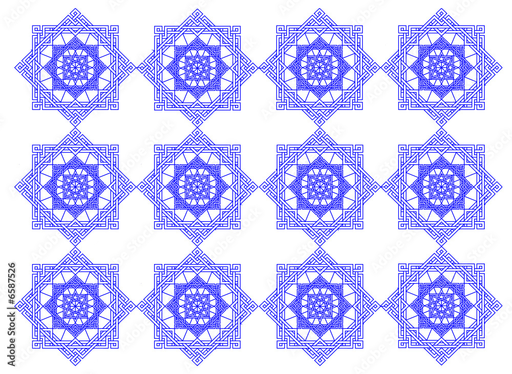 azul padrão