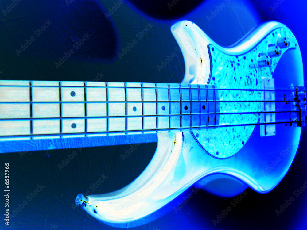 Obraz premium basse guitare