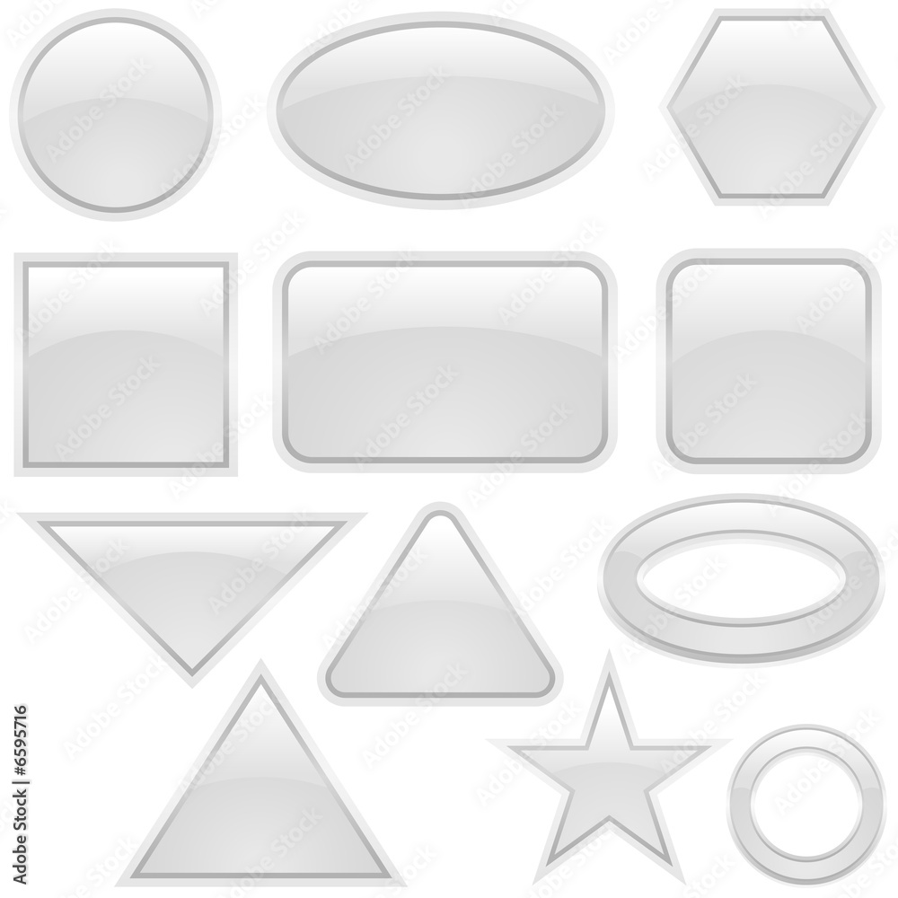 Glass Icon Set Gray - glass buttons Glass Icon Set Gray - glass buttons