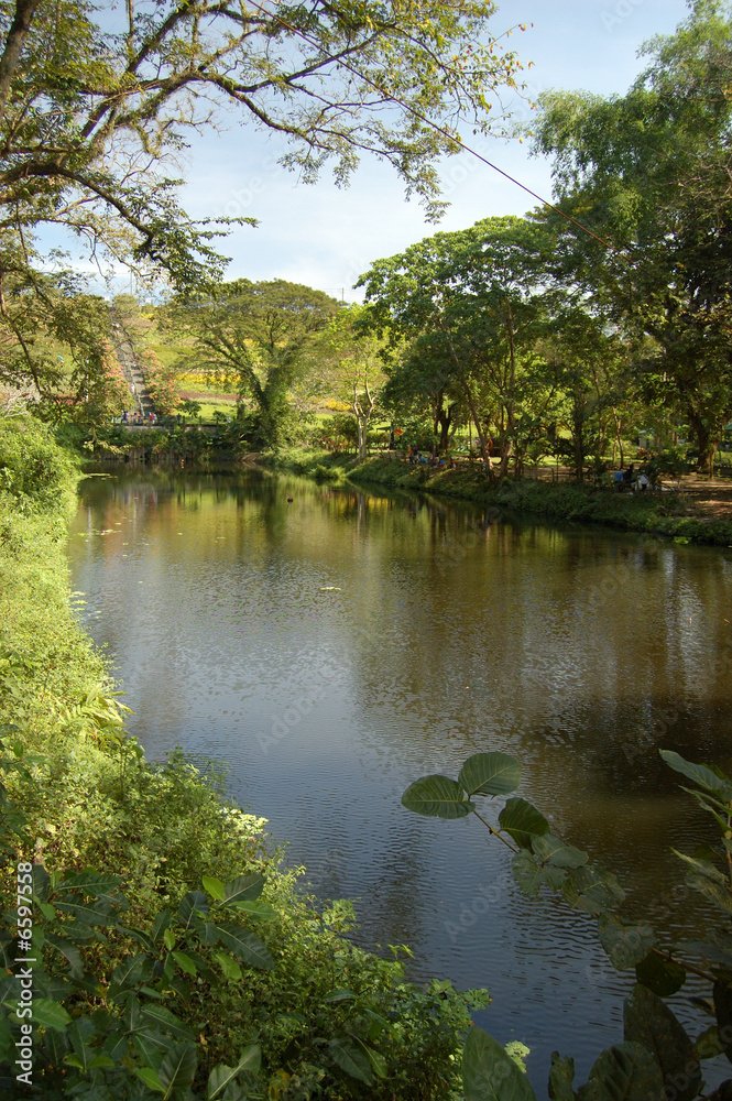 Man-made lake in Ecological Park
