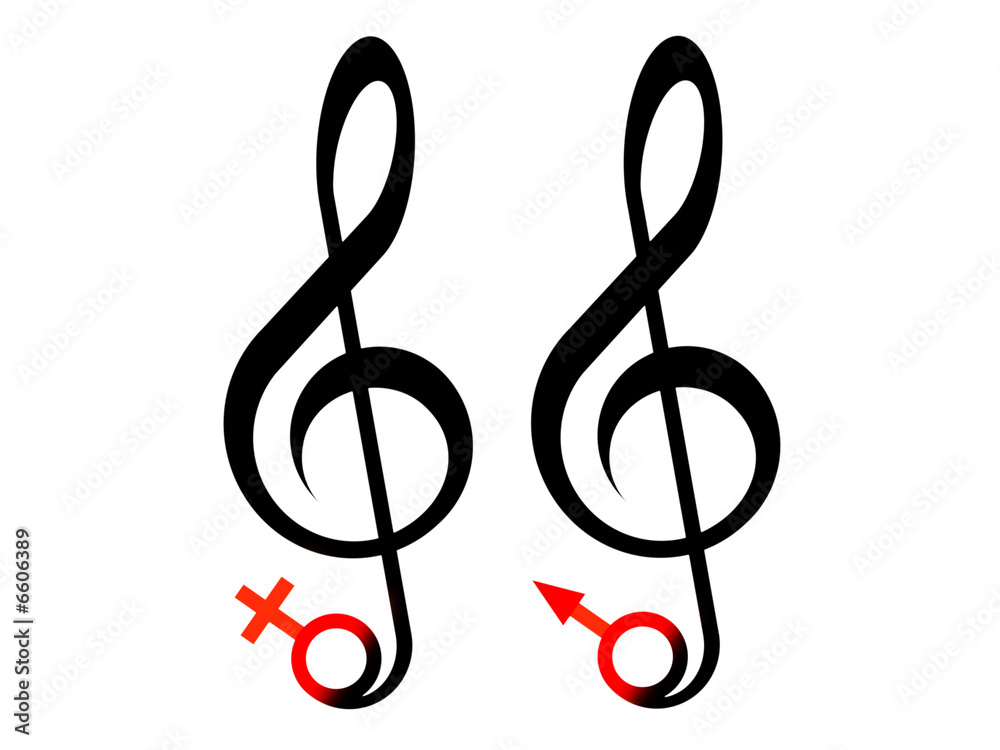 Fototapeta premium music and sex