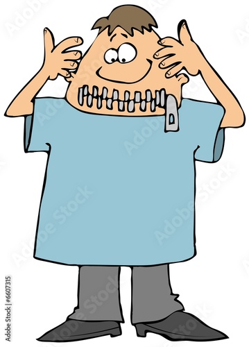 Foto Zipper Mouth