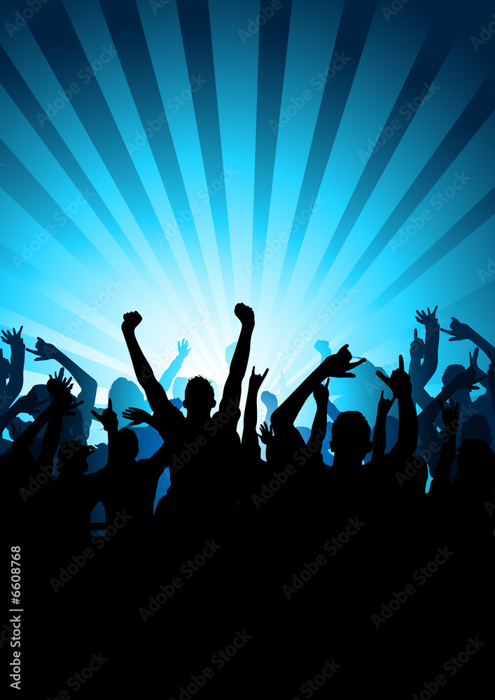 Fototapeta premium Audience at a Concert