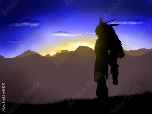 Konstfotografi indian_sunset