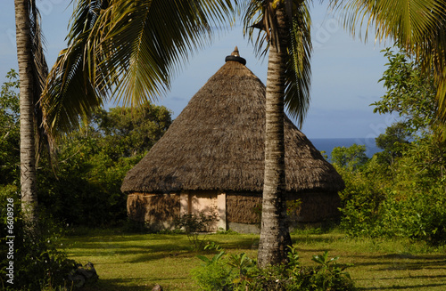 Case kanak, île de Maré, Nouvelle-Calédonie photo