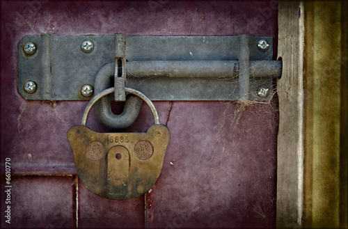 old locked door © clearviewstock