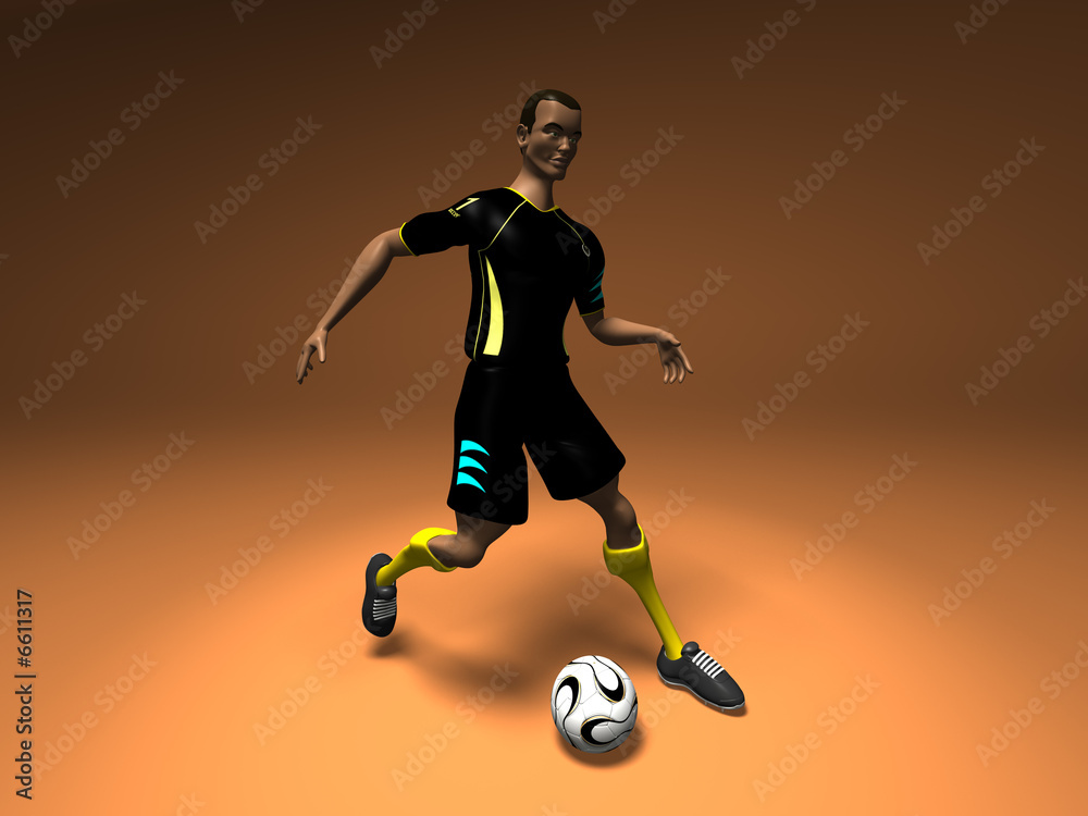 Fototapeta premium Footballeur