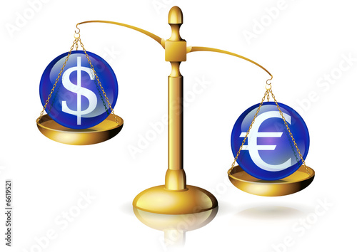 Balance avec un euro fort face au dollar