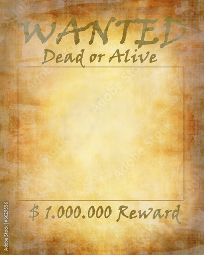 Old wanted paper