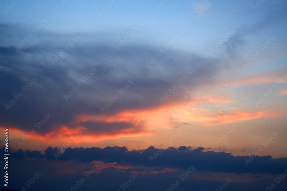 beautiful sanset / sky
