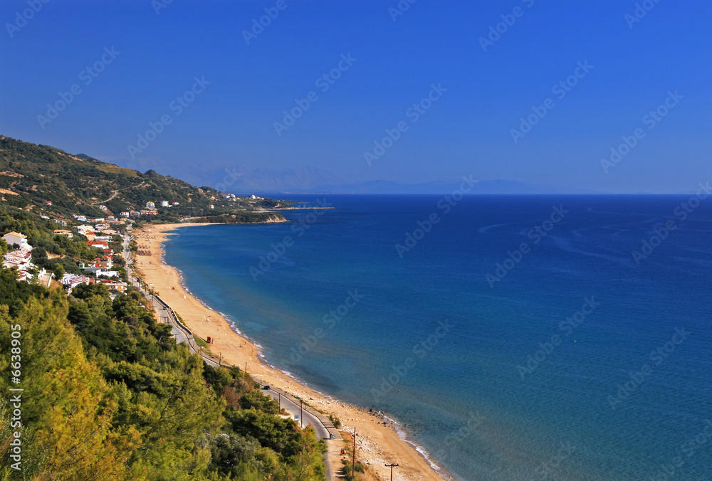 Overview on Lefkas island