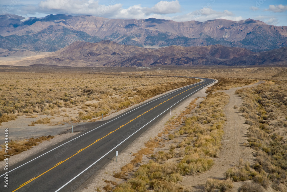 Deserted Desert Highway