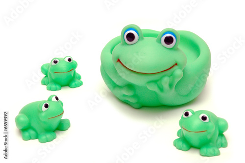 frog mom ang her kids