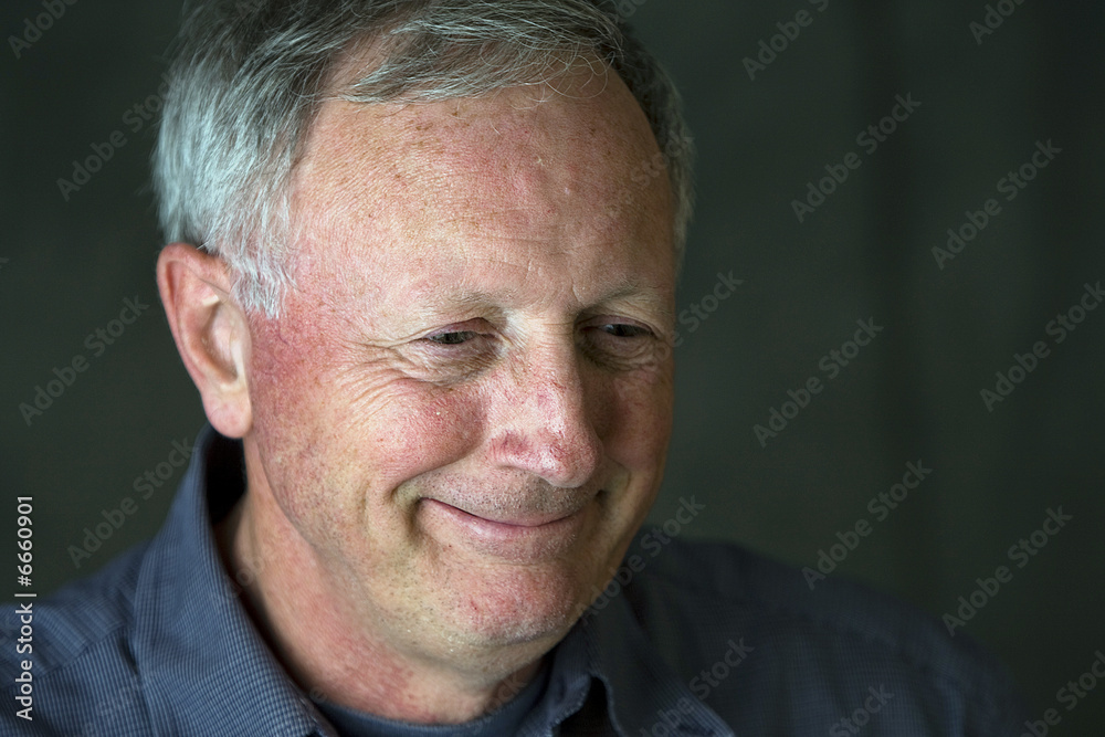 Old man smiling
