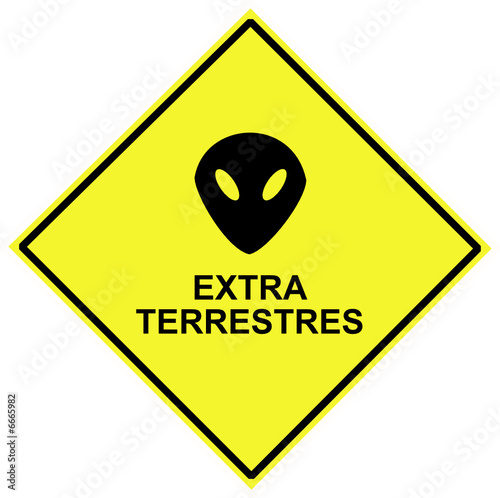 Panneau Extraterrestres