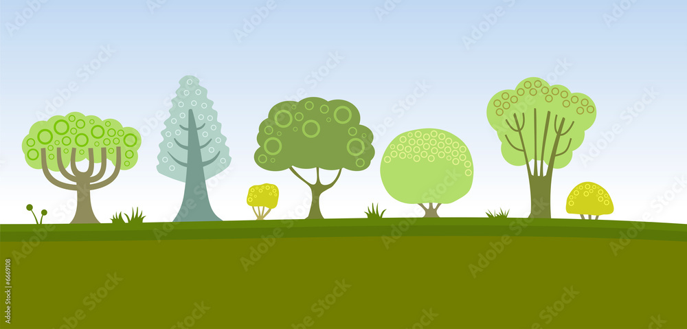 Fototapeta premium Trees