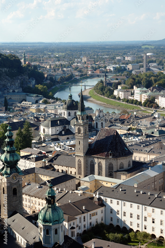Salzburg Austria Aerial View