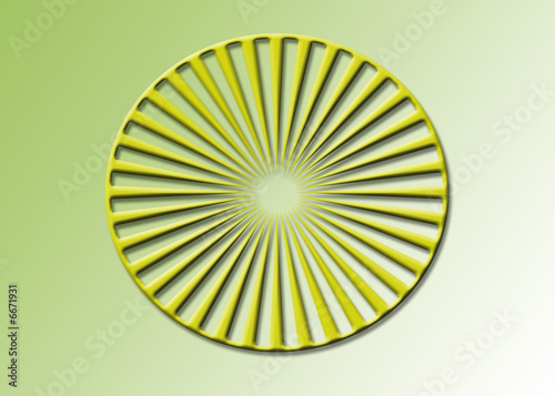 green circle