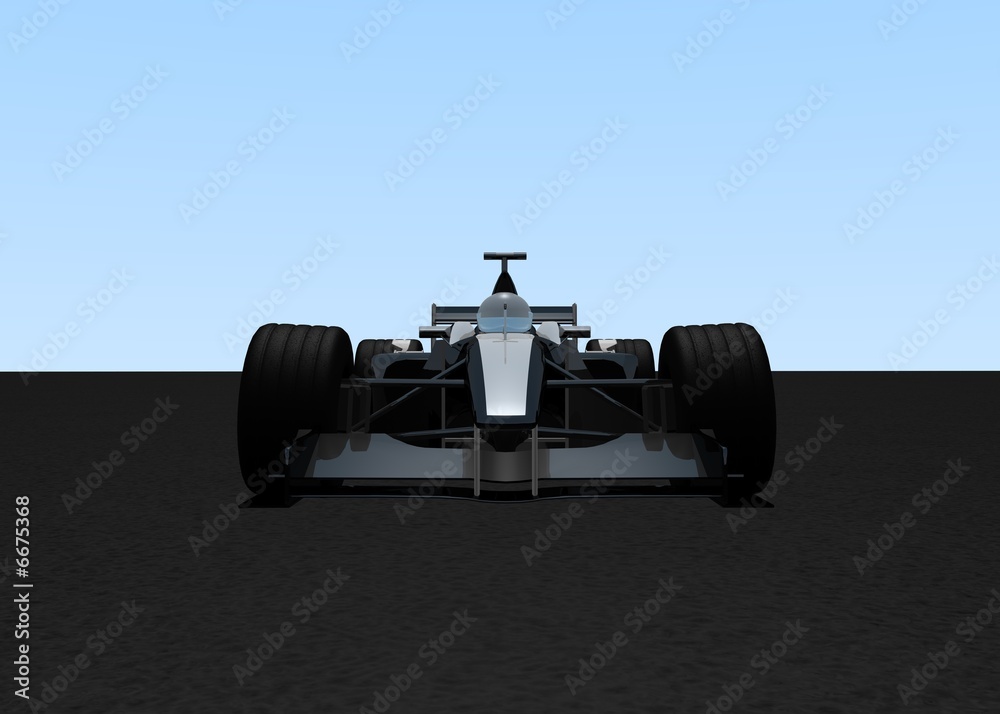 Formula Car Head On Formula Car Head On