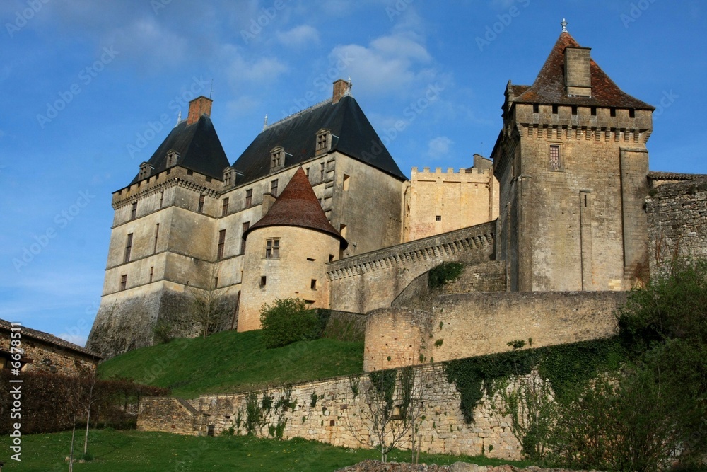 Chateau de Biron, Dordogne, France
